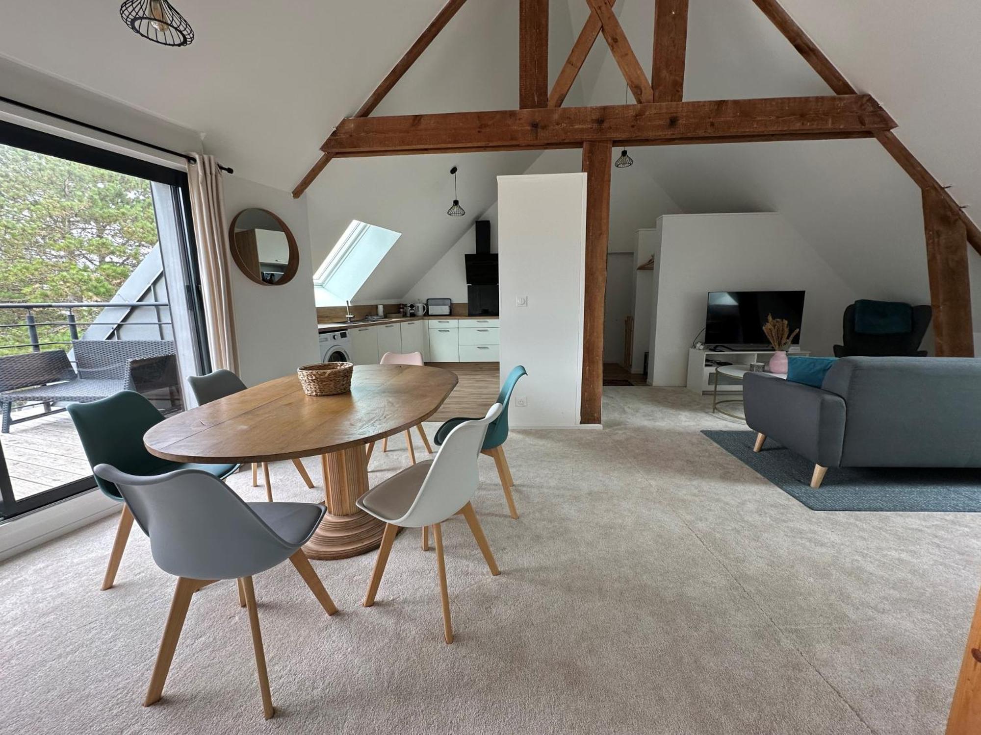 Superbe appartement neuf à Barneville Plage Extérieur photo